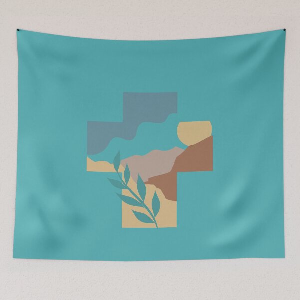 Item preview, Floral Hilly Cross designed and sold by 3nityoneart.