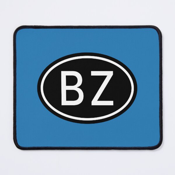 Item preview, BZ Initials Monogram Oval White Letters designed and sold by Jeallan Designs.
