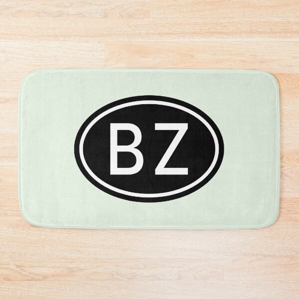 Item preview, BZ Initials Monogram Oval White Letters designed and sold by Jeallan Designs.