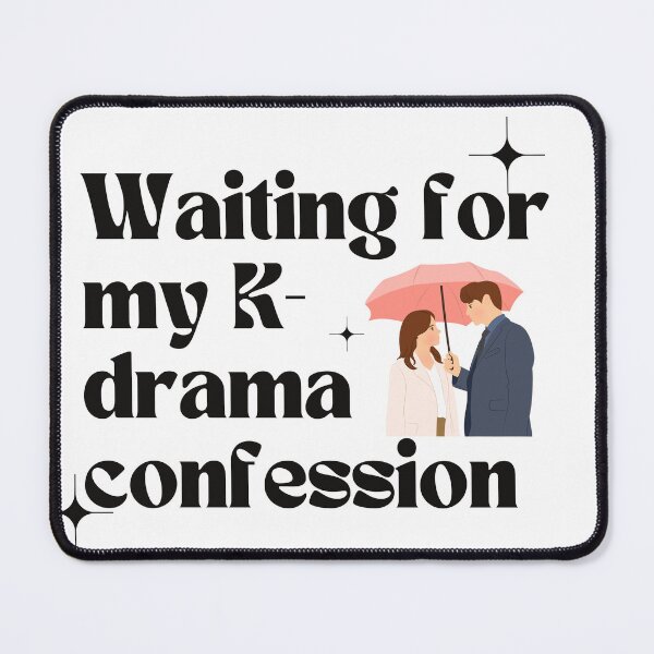 Item preview, Waiting for My K-drama Confession Tee – Romantic Fangirl Merch designed and sold by kdramadreamies.