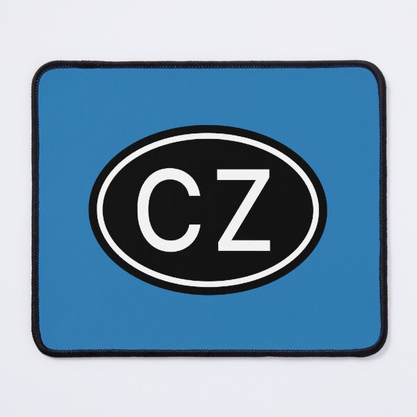 Item preview, CZ Initials Monogram Oval White Letters designed and sold by Jeallan Designs.