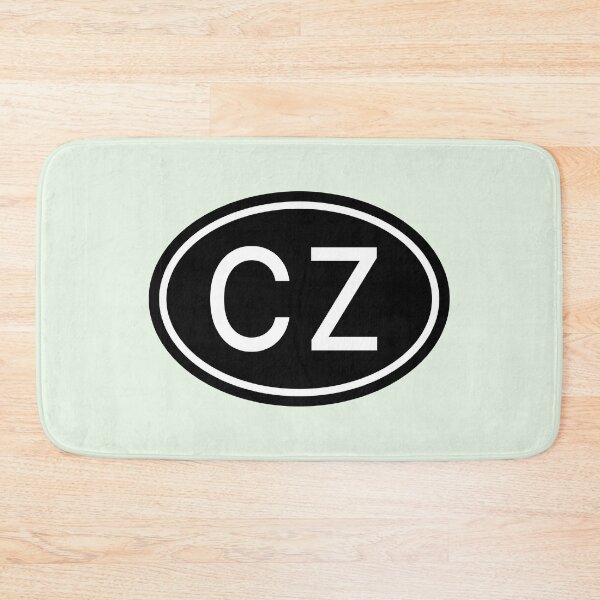 Item preview, CZ Initials Monogram Oval White Letters designed and sold by Jeallan Designs.