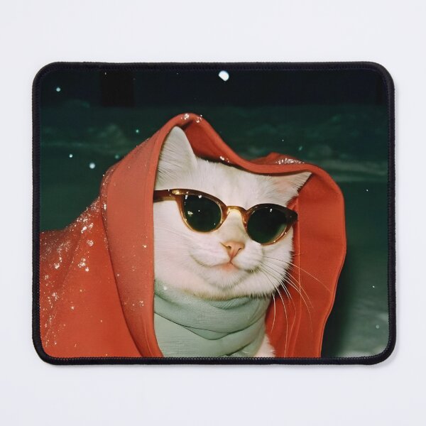 Item preview, Demure cats with glasses designed and sold by FigmaCreations.