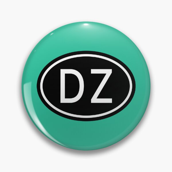 Item preview, DZ Initials Monogram Oval White Letters designed and sold by Jeallan Designs.