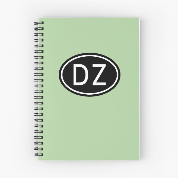 Artikelvorschau, DZ Initialen Monogramm ovale weiße Buchstaben entworfen und verkauft von Jeallan Designs.