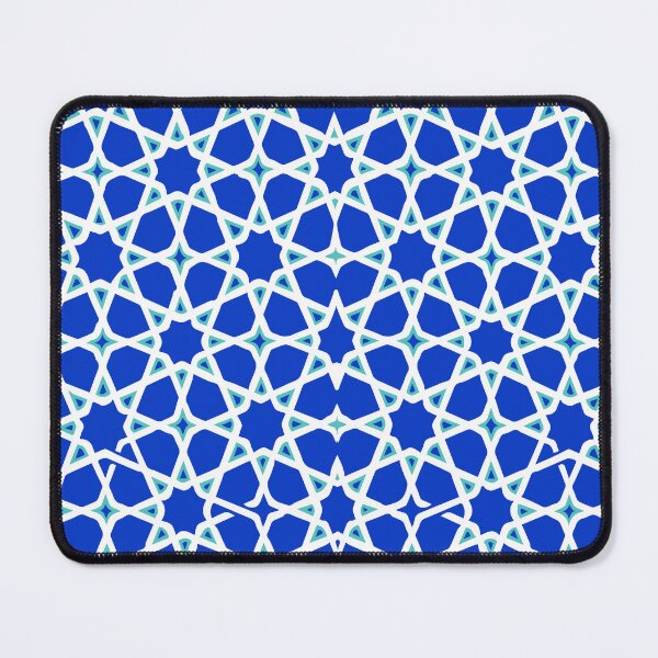 Item preview, blue Moroccan pattern designed and sold by Wolagno.