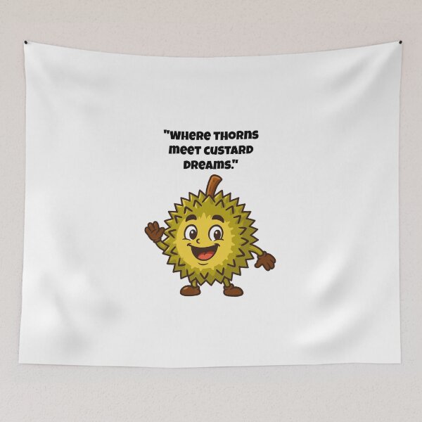 Item preview, Durian Character - The Spiky Friend of the Tropics designed and sold by Latitude 1°N.