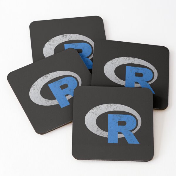 Item preview, R Logo Programming Distressed Design designed and sold by LeoRueck.