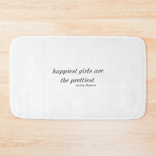 Item preview, Happiest girls are the prettiest, Audrey Hepburn quote designed and sold by -pp-designs.