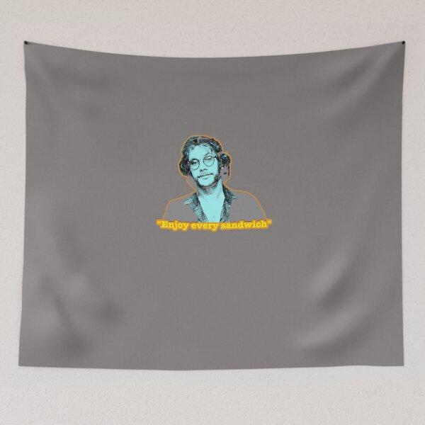 Item preview, ENJOY-EVERY-SANDWICH---WARREN-ZEVON-T-SHIRT designed and sold by biancamalte.