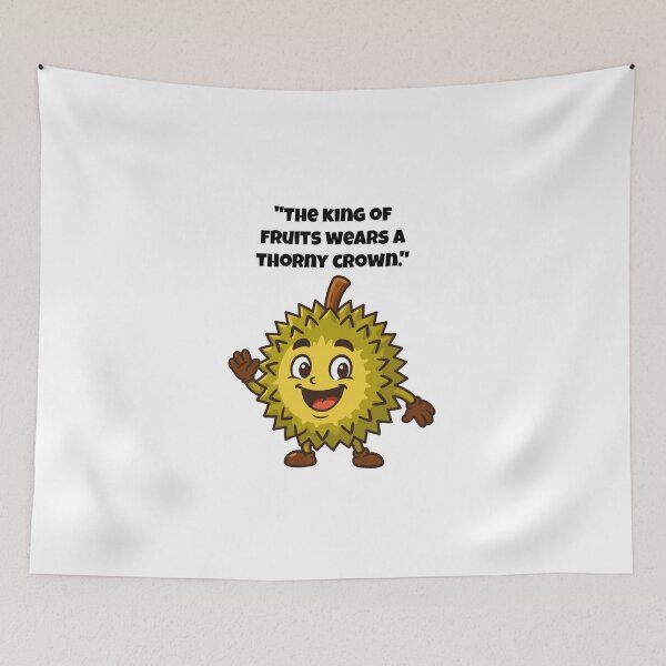 Item preview, Cheerful Durian - The Thorny Tropical Delight designed and sold by Latitude 1°N.