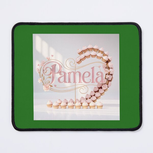 Item preview, Pretty Pamela Cupcake Floral Name Art designed and sold by Jacob Douglas.