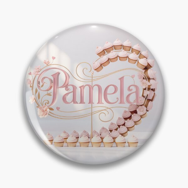 Item preview, Pretty Pamela Cupcake Floral Name Art designed and sold by Jacob Douglas.