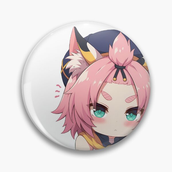Item preview, Diona Genshin Impact Game Anime Chibi Kawaii Peeker designed and sold by HumbertoValveno.