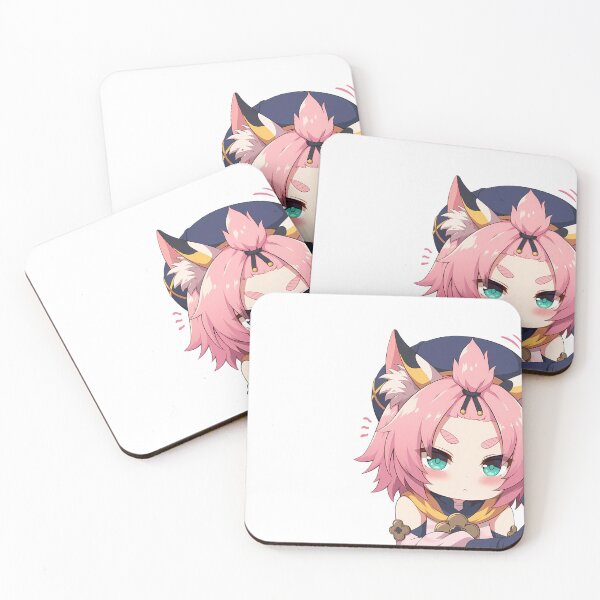 Item preview, Diona Genshin Impact Game Anime Chibi Kawaii Peeker designed and sold by HumbertoValveno.