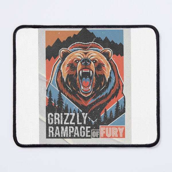 Item preview, Grizzly Rampage of Fury designed and sold by sicty09Design.