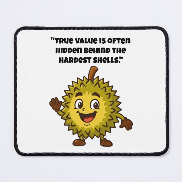 Item preview, Smiling Durian - The Spiky Tropical Cheerleader designed and sold by Latitude 1°N.