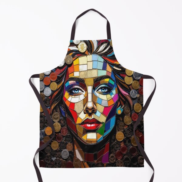 Item preview, Mosaic Muse – Multicultural beauty meets CoinArt & ColorVibes in modern fusion designed and sold by FotoworldEdel.