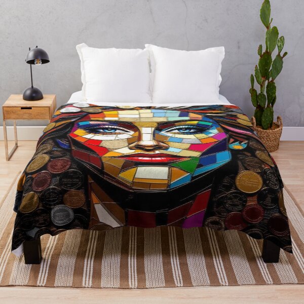 Item preview, Mosaic Muse – Multicultural beauty meets CoinArt & ColorVibes in modern fusion designed and sold by FotoworldEdel.