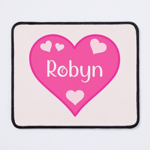 Item preview, Robyn Name Pink Heart  designed and sold by Jeallan Designs.