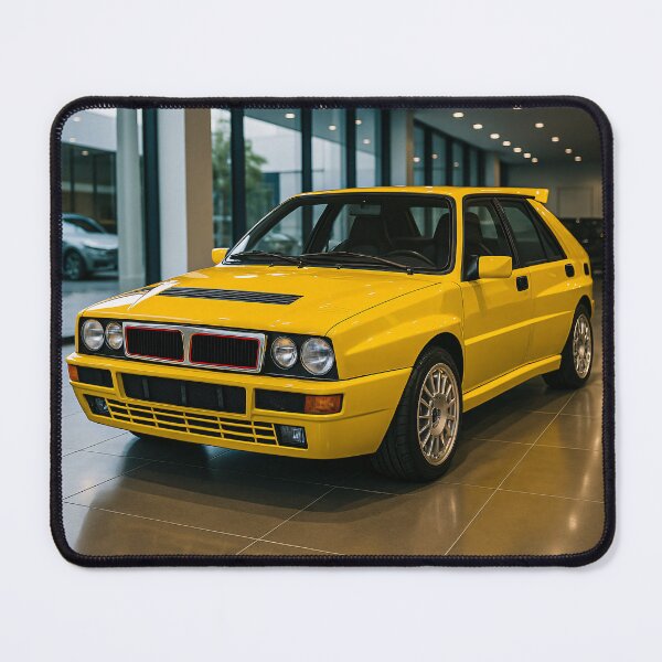 Item preview, Classic Hot Hatch Showcased In Modern Car Dealership designed and sold by RevUpDesign.