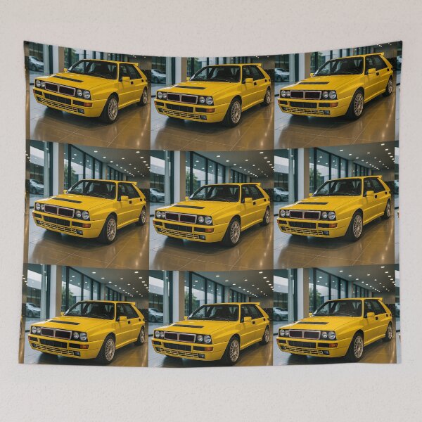 Item preview, Classic Hot Hatch Showcased In Modern Car Dealership designed and sold by RevUpDesign.