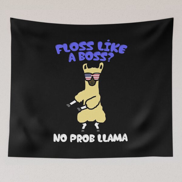 Item preview, Floss Like a Boss No Prob Llama Flossing Llama designed and sold by CreativeStrike.