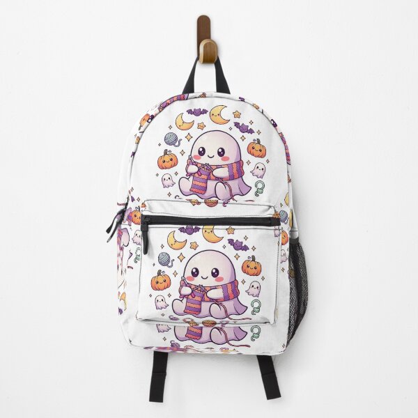Item preview, Kawaii Crochet Ghost – Cute Halloween Crafting Design with Yarn & Hooks designed and sold by Grind-Stitch.