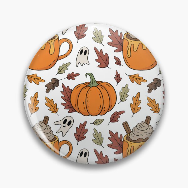 Item preview, Autumn Halloween Pattern designed and sold by VividTrails.