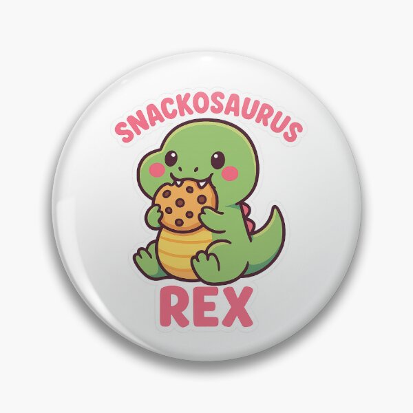 Item preview, Snackosaurus Rex - Cute Dinosaur Eating Cookie designed and sold by MrRedbrook.