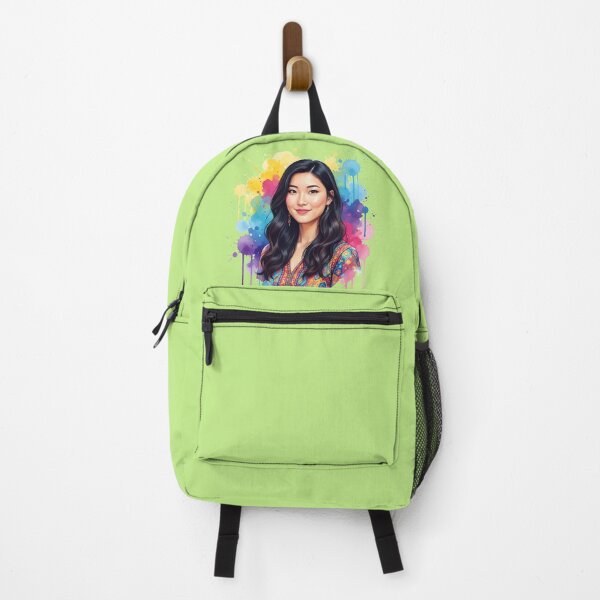 Item preview, Smiling Asian woman. Watercolor wall art. designed and sold by Planet Utoppia.