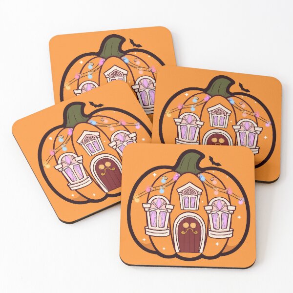 Item preview, Chibi Pumpkin House | Cute Kawaii Pastel Halloween Art designed and sold by PawxelArt.