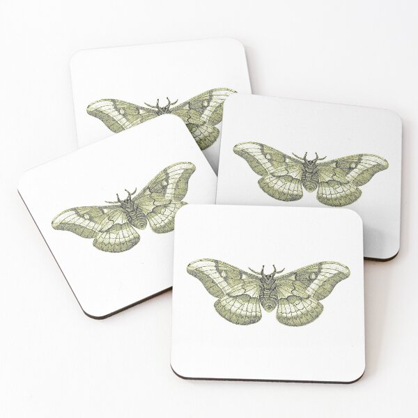 Item preview, Mysterious neon yellow butterfly designed and sold by Ach&Koor.