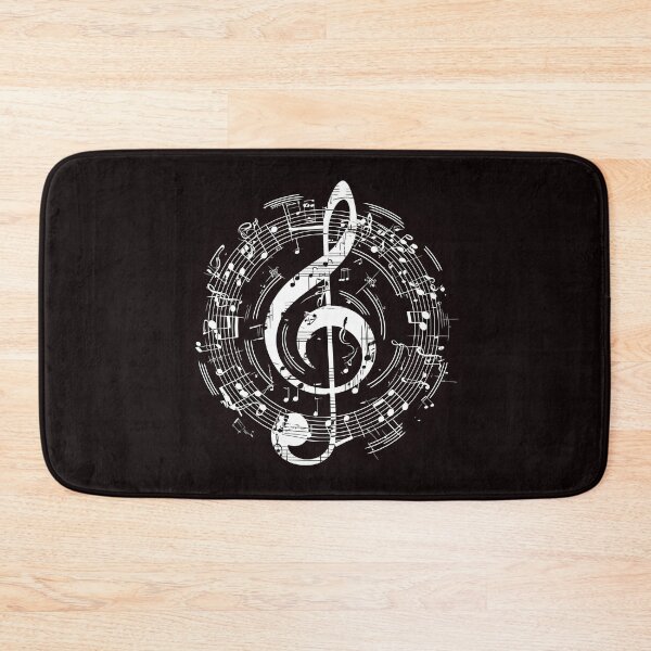 Item preview, Minimalist Black and White Sheet Music Pattern designed and sold by Windy-market.