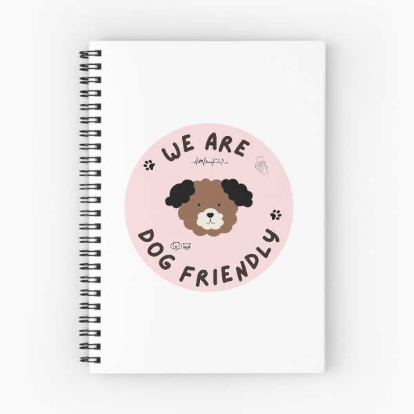 Item preview, We Are Dog Friendly – Cute Kawaii Puppy Design designed and sold by TigerClawCo.