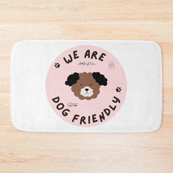 Item preview, We Are Dog Friendly – Cute Kawaii Puppy Design designed and sold by TigerClawCo.