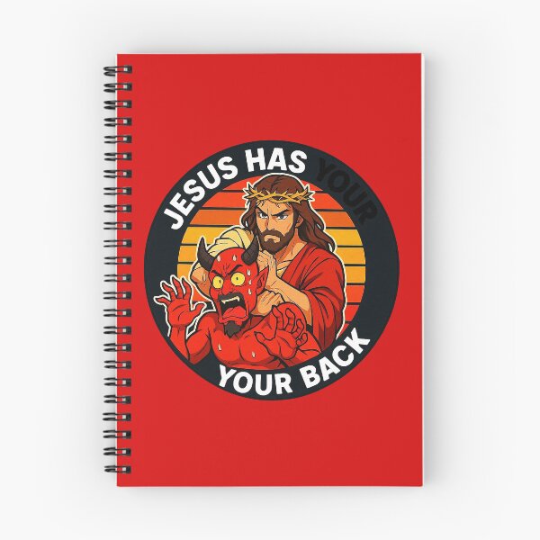 Item preview, Jesus Has Your Back meme Jesus Christ Bible Quote designed and sold by plushism.