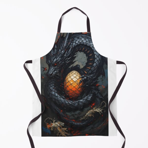 Item preview, ‘Achilléos the mother’ dark dragon over a sea of rage by maddfishy1975 designed and sold by maddfishy1975.
