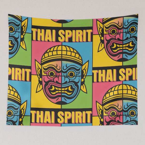 Item preview, Pop Art Thai Spirit with Dynamic Symmetry designed and sold by SplashTastic.