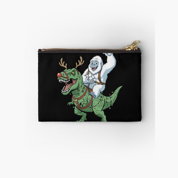 Item preview, Yeti Riding T-Rex Funny Christmas Dinosaur Gear designed and sold by DynamicDesign.