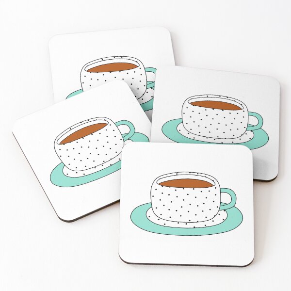 Artikelvorschau, Vintage inspirierte gepunktete Teetasse entworfen und verkauft von sweetb3rry.