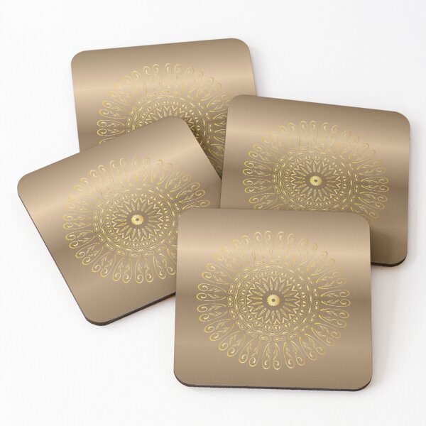 Item preview, Antique Gold Mandala designed and sold by LuxeLazzarotto.