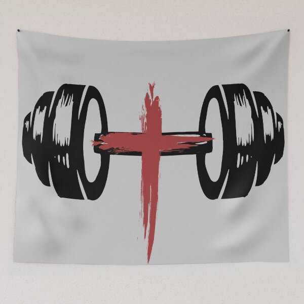 Item preview, I Go To The Gym But The Lord Is My Strength designed and sold by 3nityoneart.