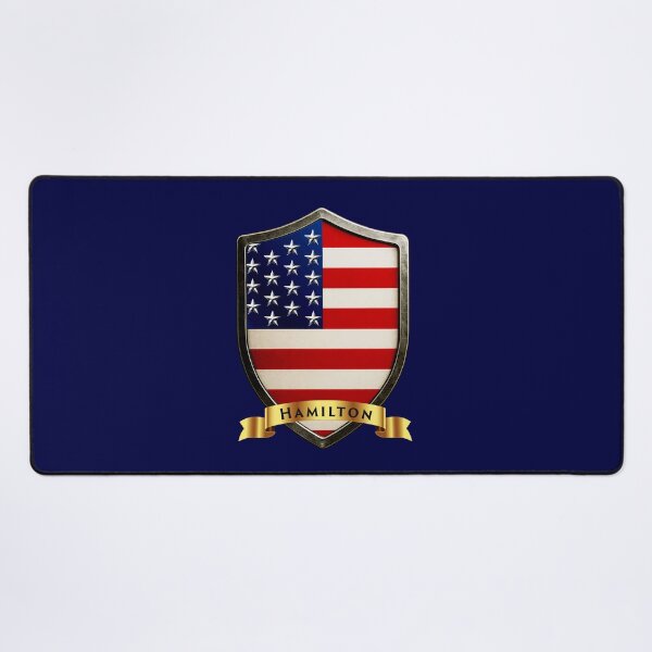 Item preview, Hamilton Family USA Shield, Stars & Stripes Pride Crest designed and sold by Highlandkings.