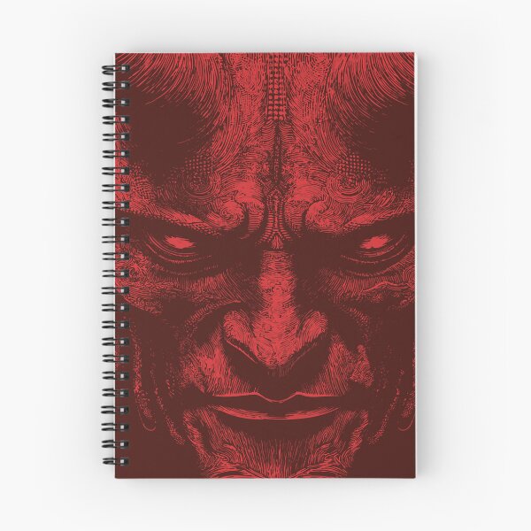 Item preview, Red Demon Face Drawing designed and sold by shafranietz.