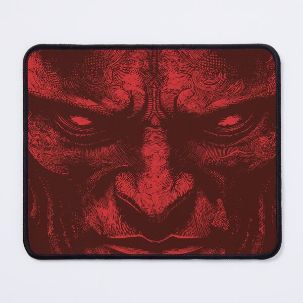 Item preview, Red Demon Face Drawing designed and sold by shafranietz.
