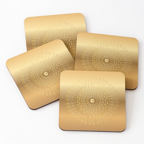 Item preview, Golden Aura Mandala designed and sold by LuxeLazzarotto.