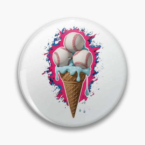 Item preview, Baseball ice cream. designed and sold by MyHappyArtShop.