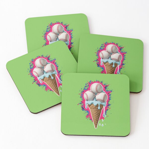 Item preview, Baseball ice cream. designed and sold by MyHappyArtShop.