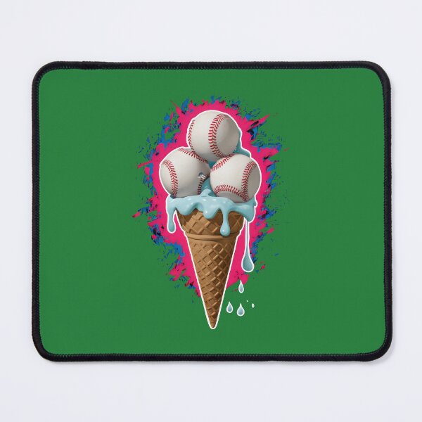 Item preview, Baseball ice cream. designed and sold by MyHappyArtShop.